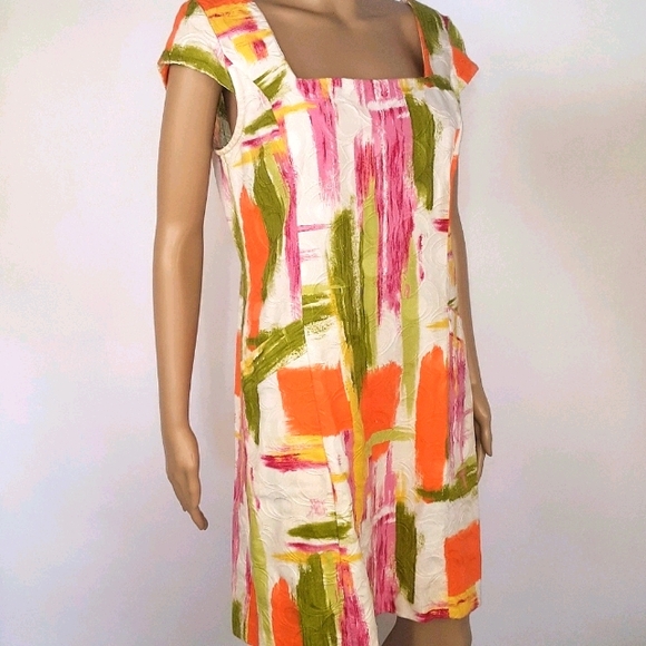 Kim Rogers Dresses & Skirts - Square Neck Straight Sheat Kim Rogers Dres…